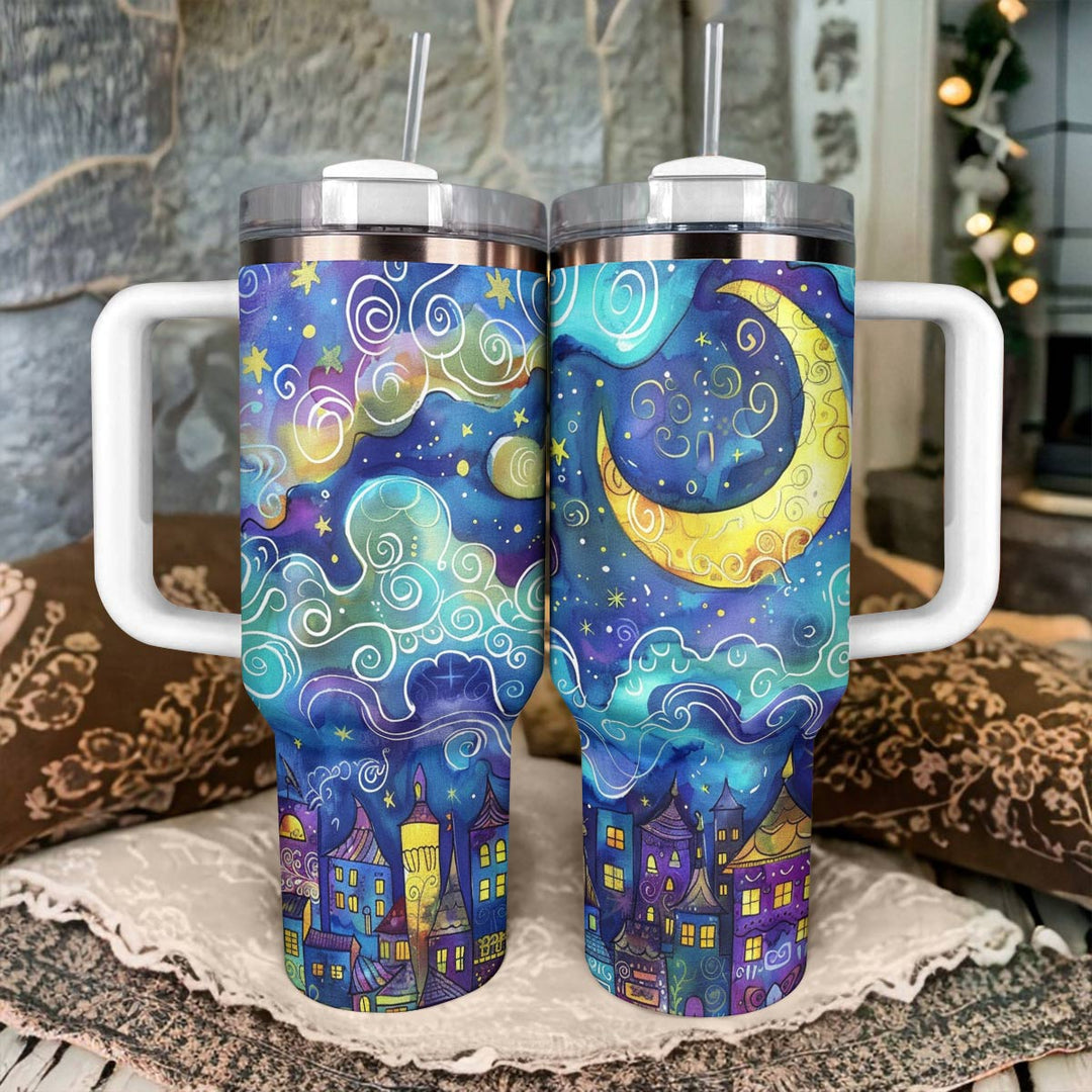 40 Oz Shineful Tumbler Starry Night 2