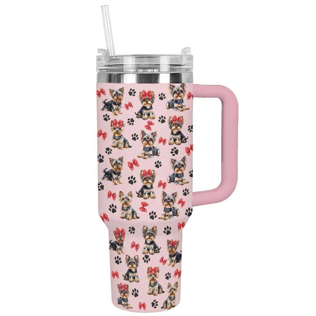 40 Oz Shineful Tumbler Yorkie Bliss