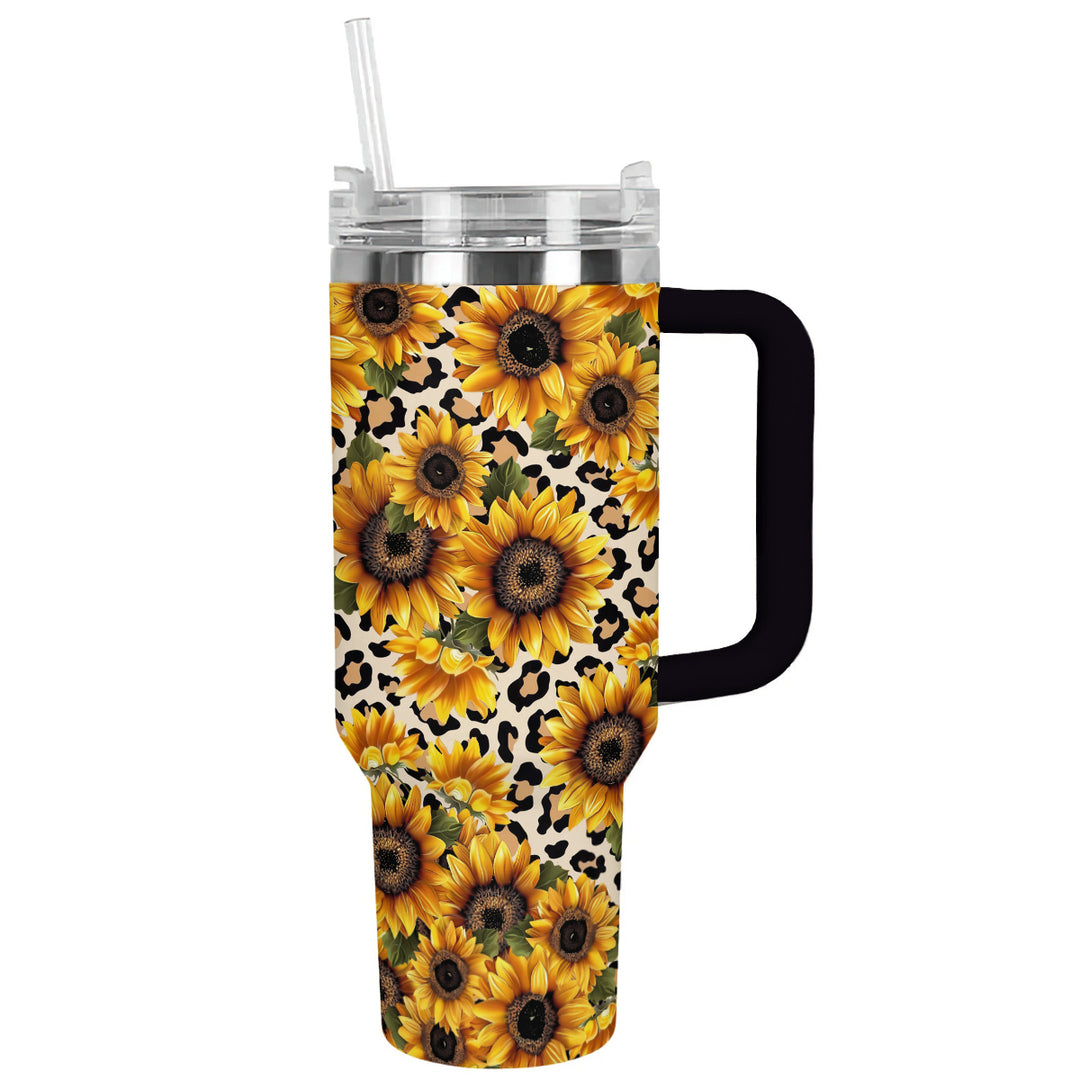 40 Oz Shineful Tumbler Sunflower Safari
