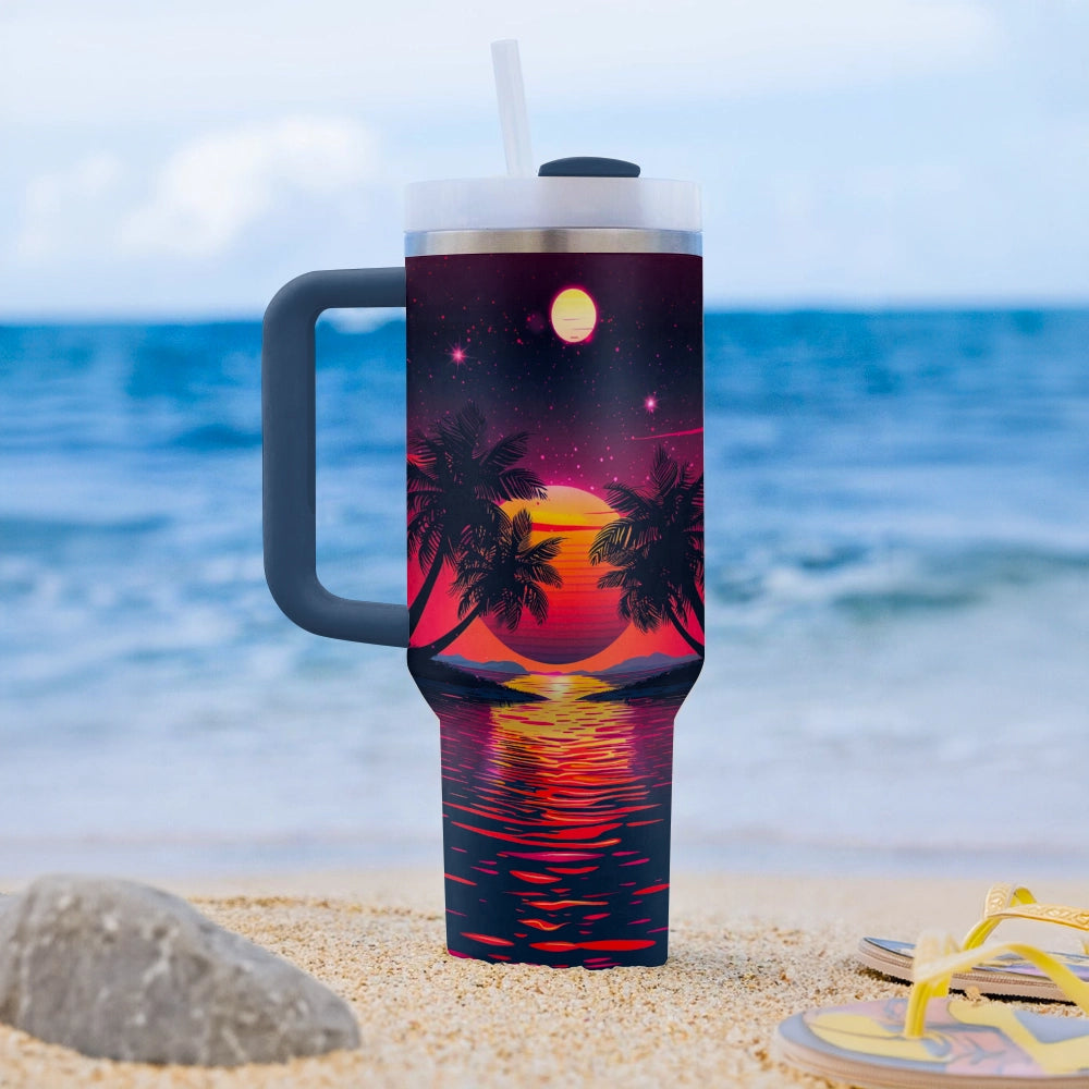 40 Oz Shineful Tumbler Tropical Twilight Dream
