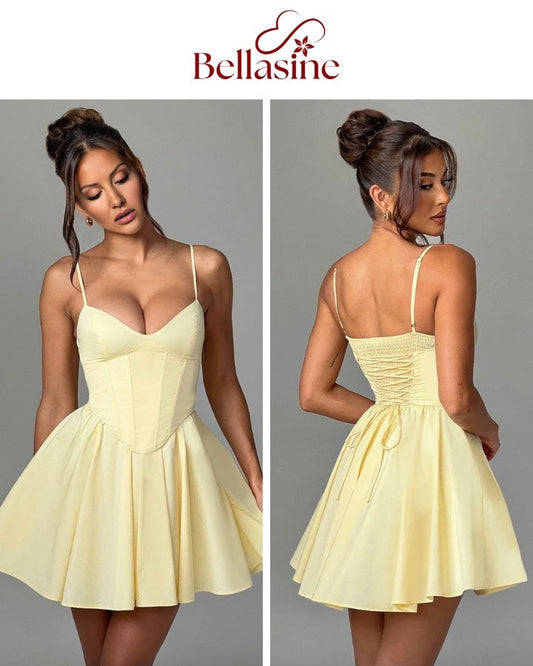 Analeigh - Sexy Body-con Corset Mini Women Dress