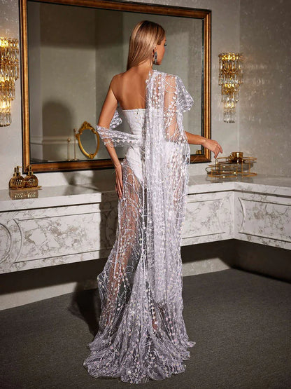Bailee Split Sequin Maxi Dress