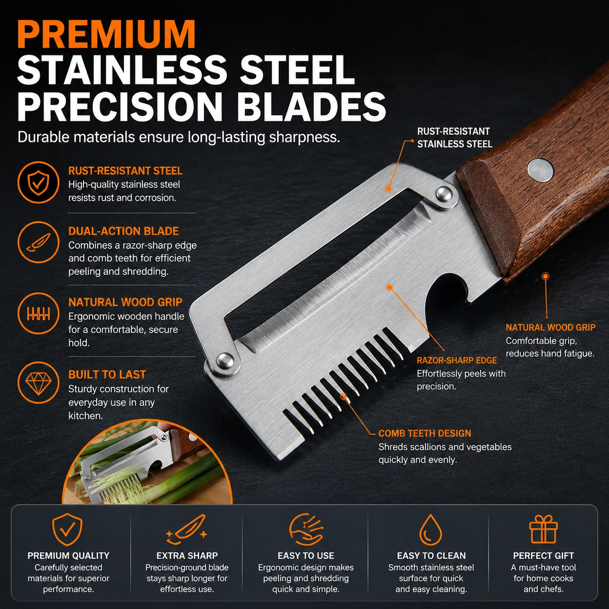 PeelMaster - LAST DAY 70% OFF - 3-in-1 Multi-functional Vegetable Peeler