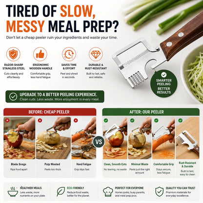 PeelMaster - LAST DAY 70% OFF - 3-in-1 Multi-functional Vegetable Peeler