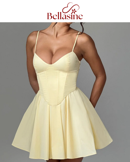 Analeigh - Sexy Body-con Corset Mini Women Dress