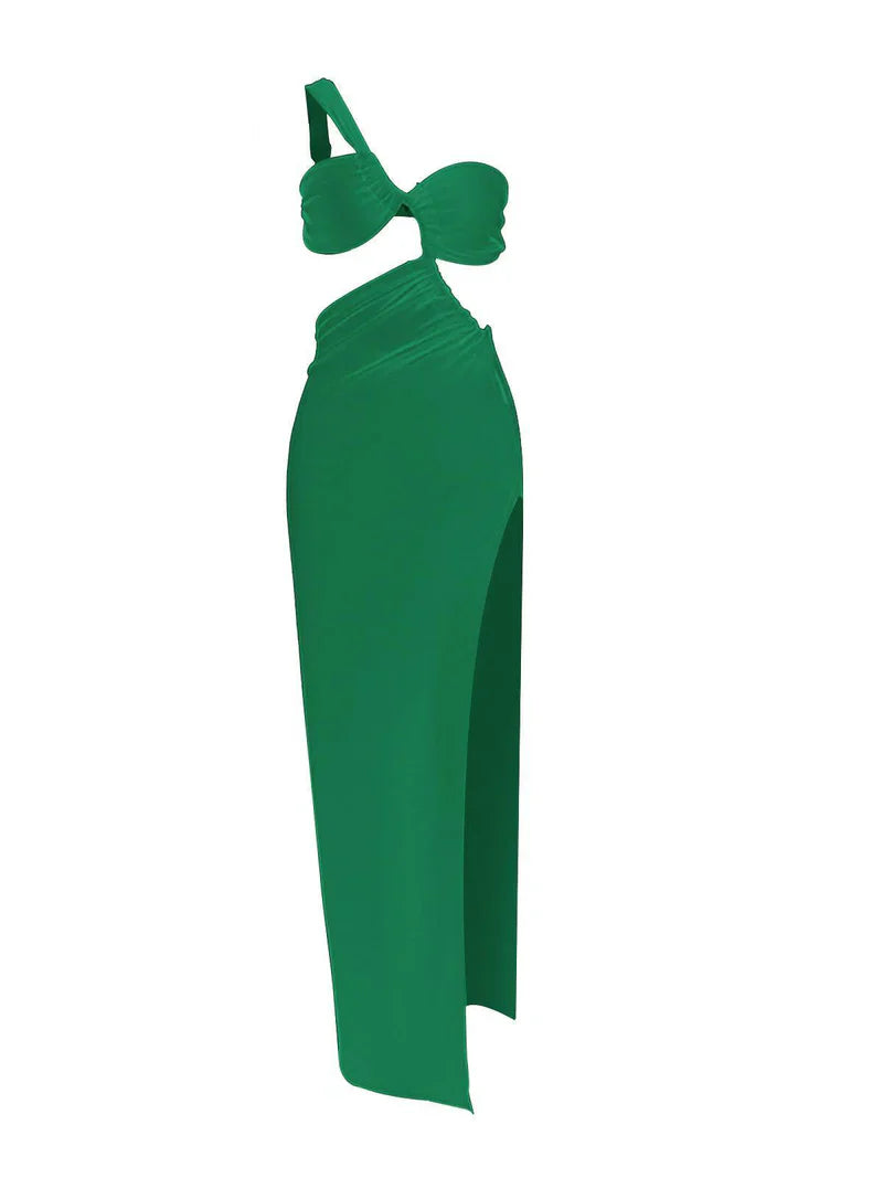 Berenice One Shoulder Cutout Maxi Dress