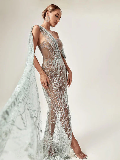 Bailee Split Sequin Maxi Dress