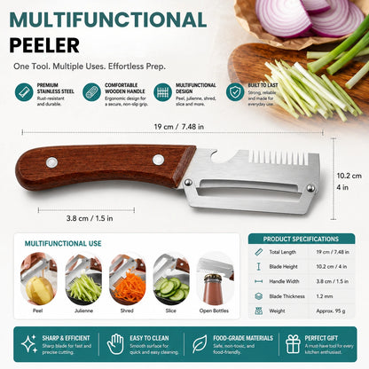 PeelMaster - LAST DAY 70% OFF - 3-in-1 Multi-functional Vegetable Peeler