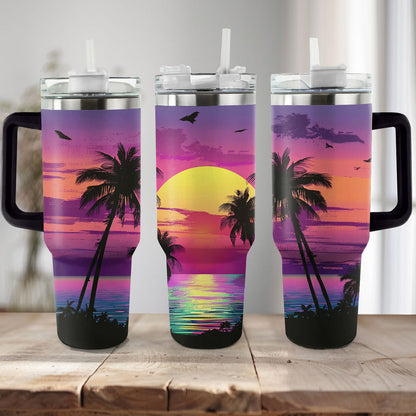 40 Oz Shineful Tumbler Sunset Bliss
