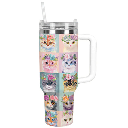 40 Oz  Shineful Tumbler The Purrfect Tumbler for Cat Lovers