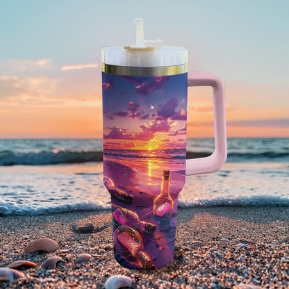 40 Oz Shineful Glossy Tumbler Nostalgic Bottled Memories