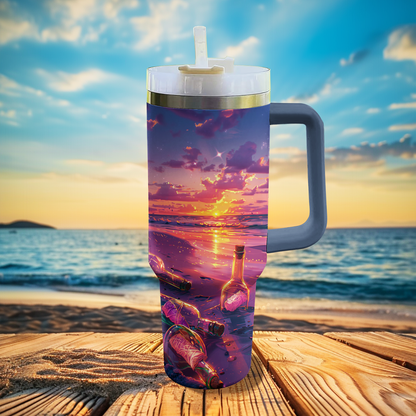 40 Oz Shineful Glossy Tumbler Nostalgic Bottled Memories