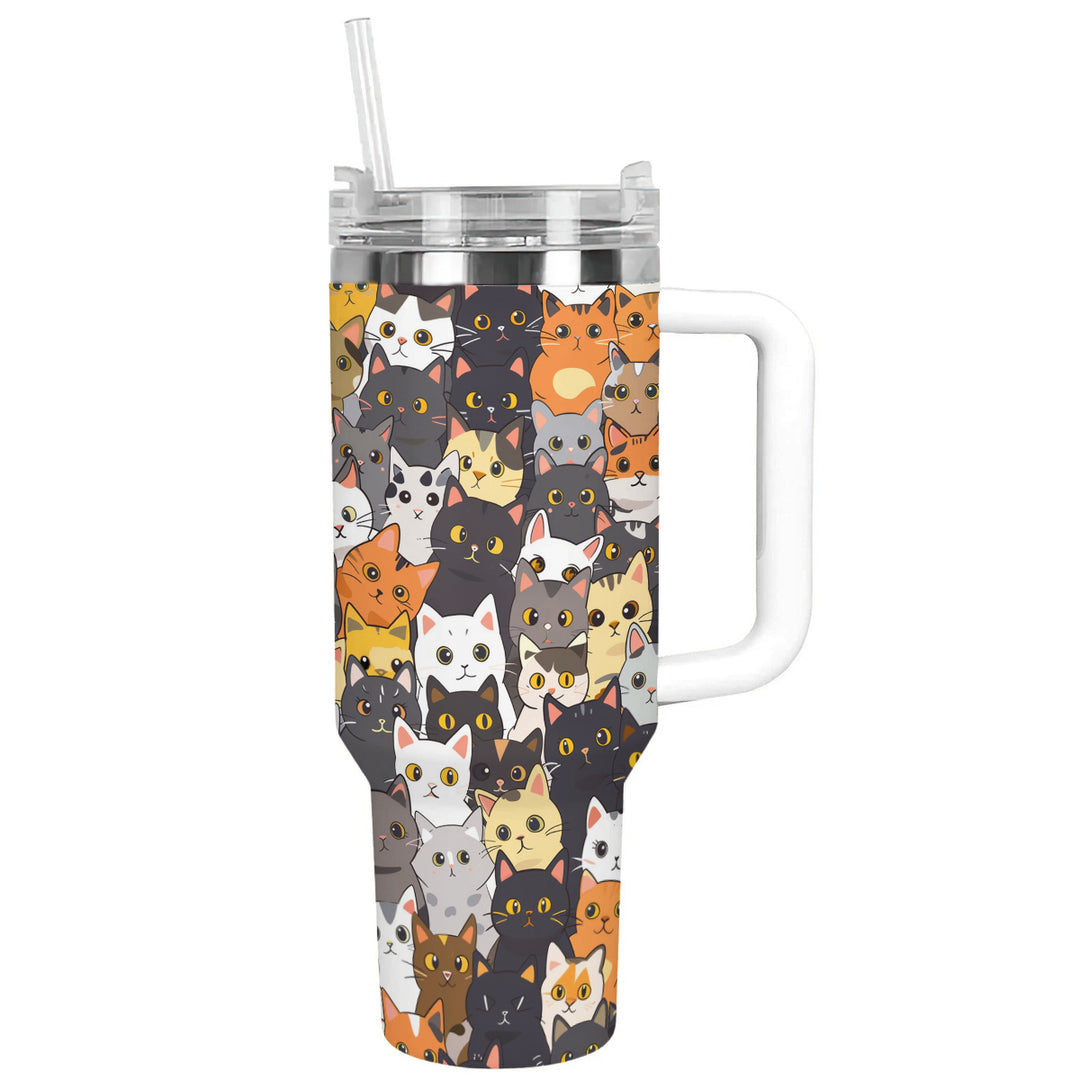 40 Oz  Shineful Tumbler Whisker Wonderland
