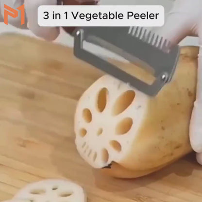 PeelMaster - LAST DAY 70% OFF - 3-in-1 Multi-functional Vegetable Peeler