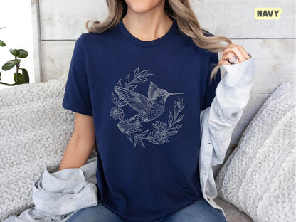 Hummingbird Shirt, Bird Shirt, Bird Nerd Shirt, Birdwatching TShirt, Nature Shirt, Nature Lover Gift, Gift For Her
