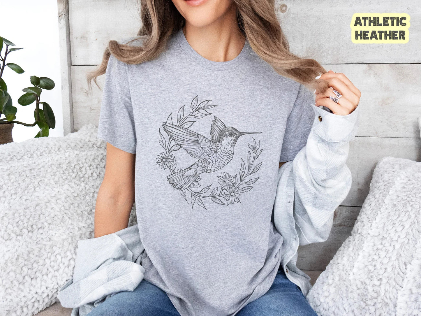 Hummingbird Shirt, Bird Shirt, Bird Nerd Shirt, Birdwatching TShirt, Nature Shirt, Nature Lover Gift, Gift For Her