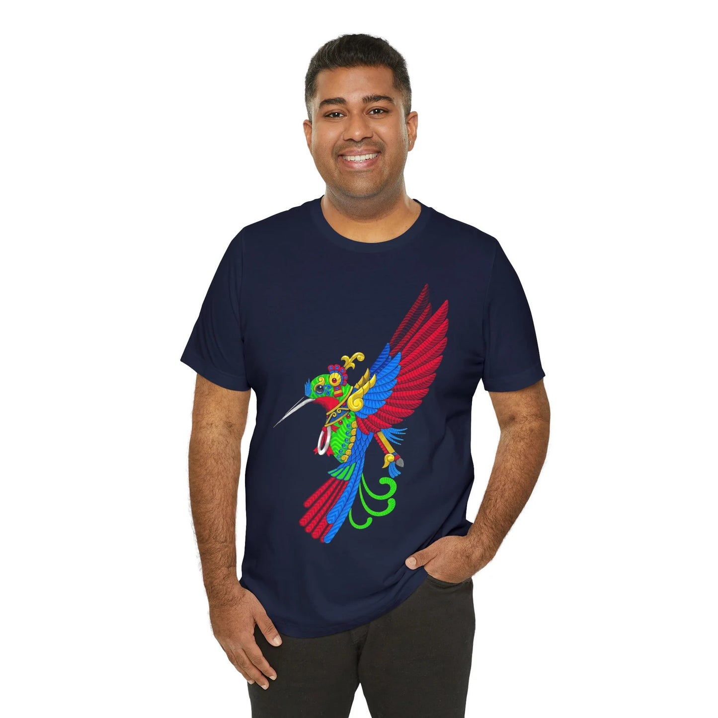 Hummingbird shirt aztec art print hummingbird print mexican t-shirt hummingbird gifts mexican shirt men bird shirt men regalo para hombre