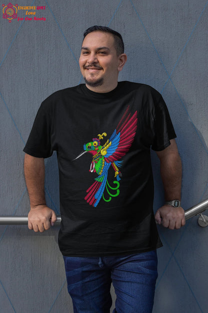 Hummingbird shirt aztec art print hummingbird print mexican t-shirt hummingbird gifts mexican shirt men bird shirt men regalo para hombre